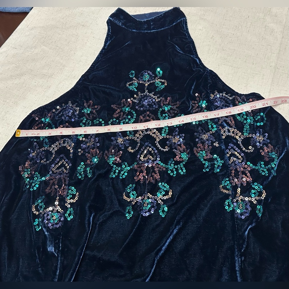 Free People Navy Mini Dress - Picture 8 of 13
